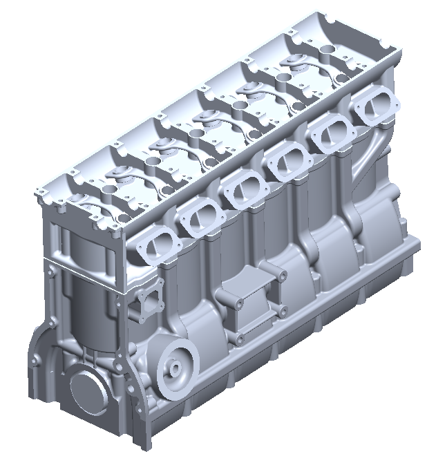 直列式6缸发动机缸体